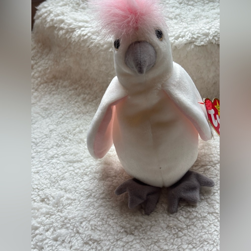 Ty Plush Beanie Babies‎ KuKu with Pink Crest